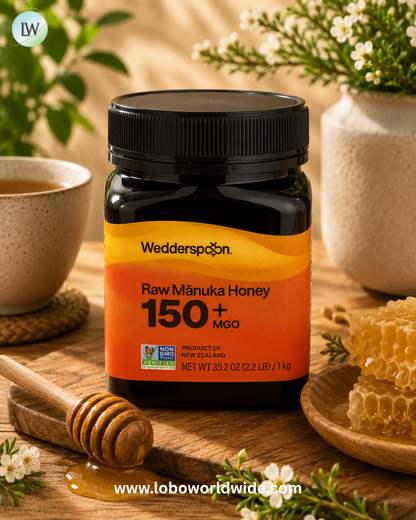 Wedderspoon, Raw Manuka Honey, 150+ MGO