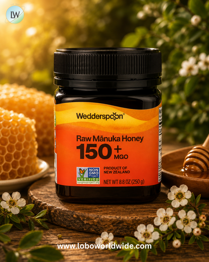 Wedderspoon, Raw Manuka Honey, 150+ MGO, 8.8 oz (250 g)