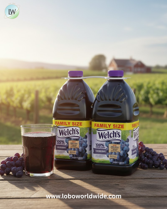 Welch’s, 100% Grape Juice Blend, Concord Grape, 96 fl oz, 2-Count