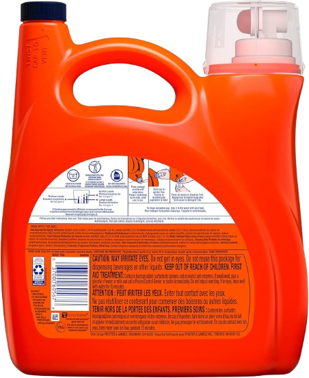 Tide Liquid Laundry Detergent with Touch of Downy, April Fresh, 74 loads, 115 fl oz
