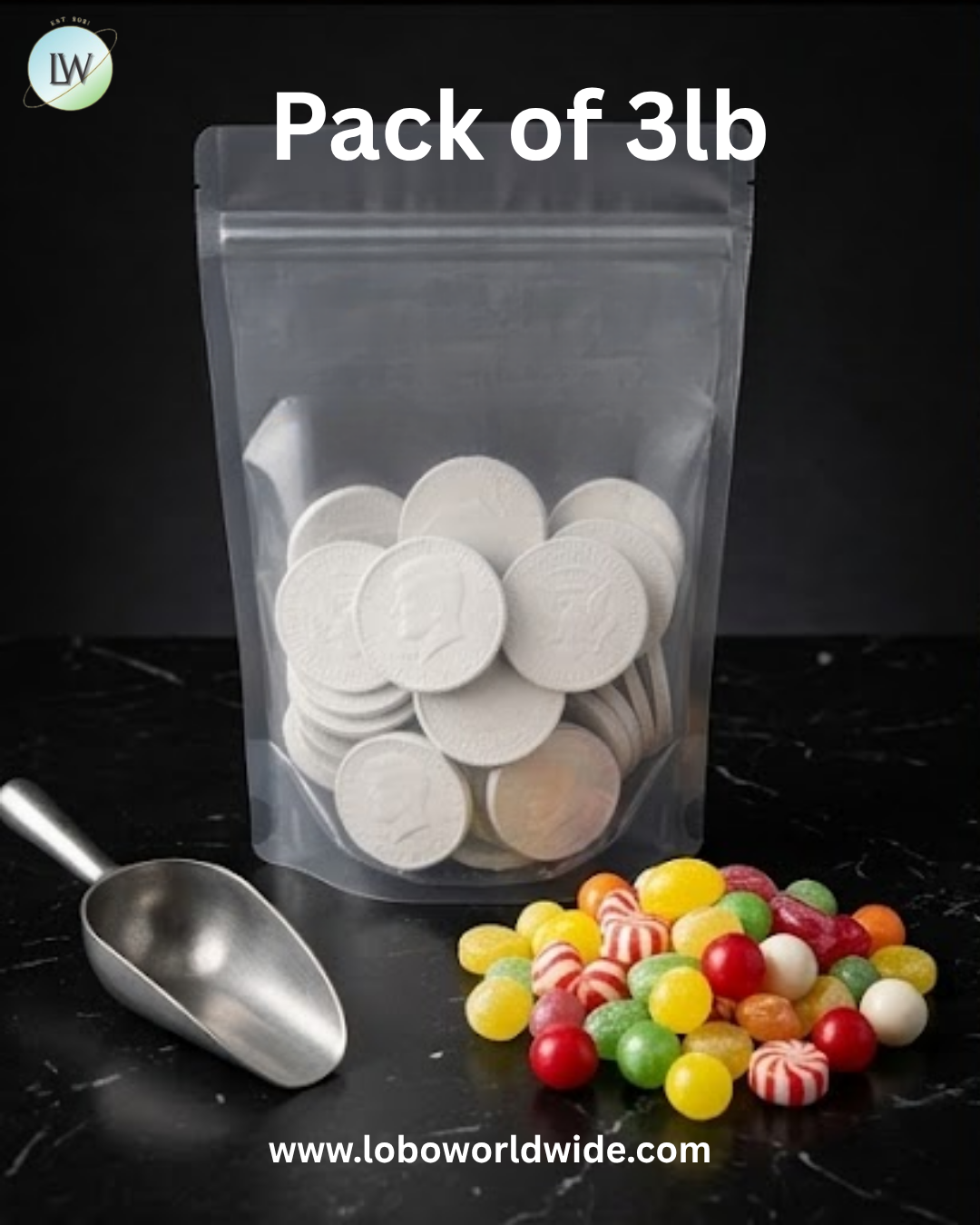 White Chocolate Coins