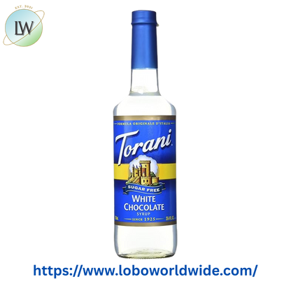 Torani Sugar Free White Chocolate Flavoring Syrup 750 mL