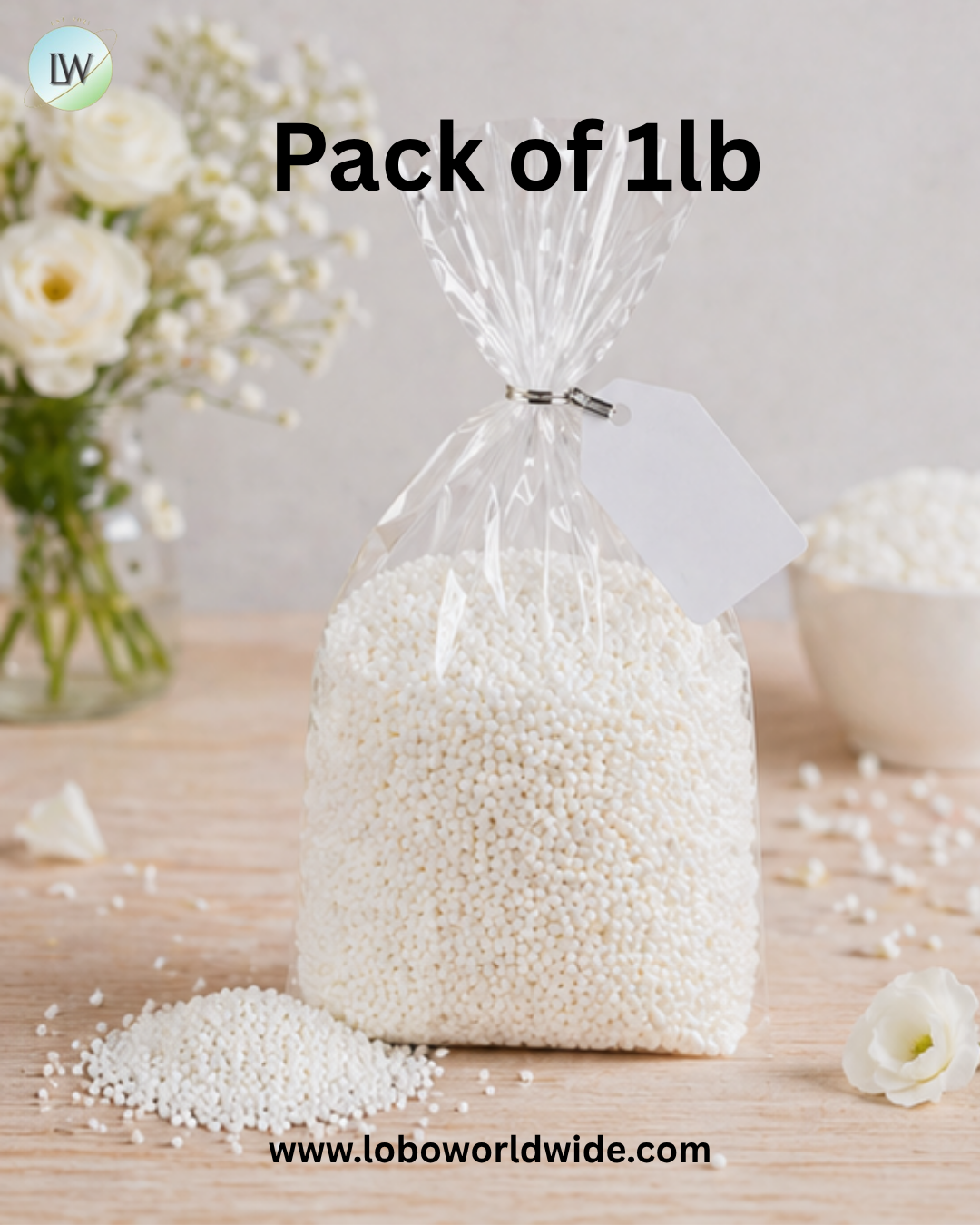 White Nonpareil Sprinkles