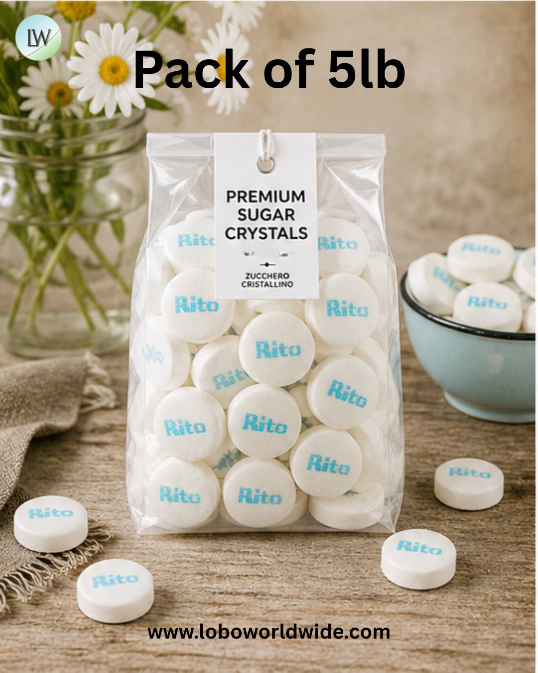 White Peppermint Rito Mints