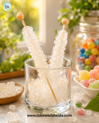 White Rock Candy Swizzle Sticks - 72ct