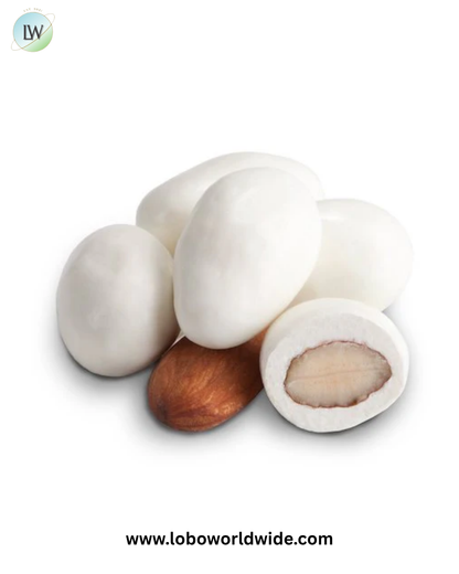 White Yogurt Almonds - 10lb Bulk