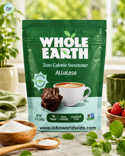 Whole Earth, Allulose, 12 oz (340 g)