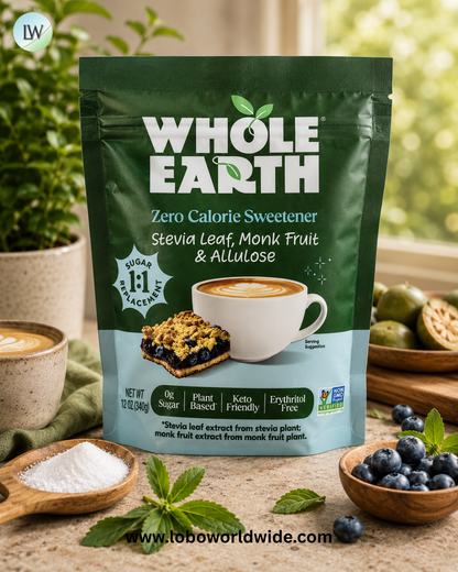 Whole Earth, Stevia Leaf, Monk Fruit & Allulose