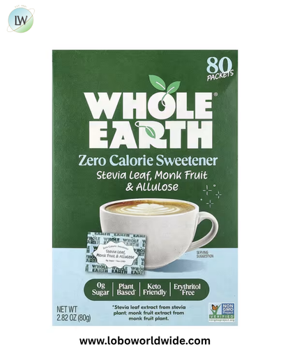 Whole Earth, Stevia Leaf, Monk Fruit & Allulose