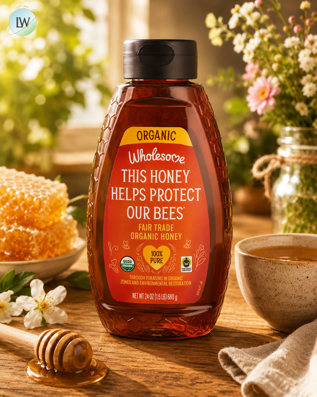 Wholesome Sweeteners, Fair Trade Organic Honey