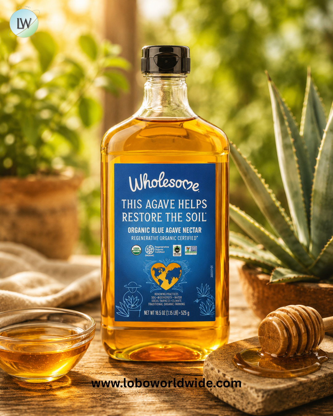 Wholesome Sweeteners, Organic Blue Agave Nectar