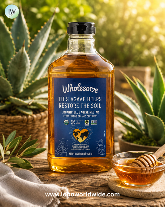 Wholesome Sweeteners, Organic Blue Agave Nectar, 44 oz (1.25 kg)