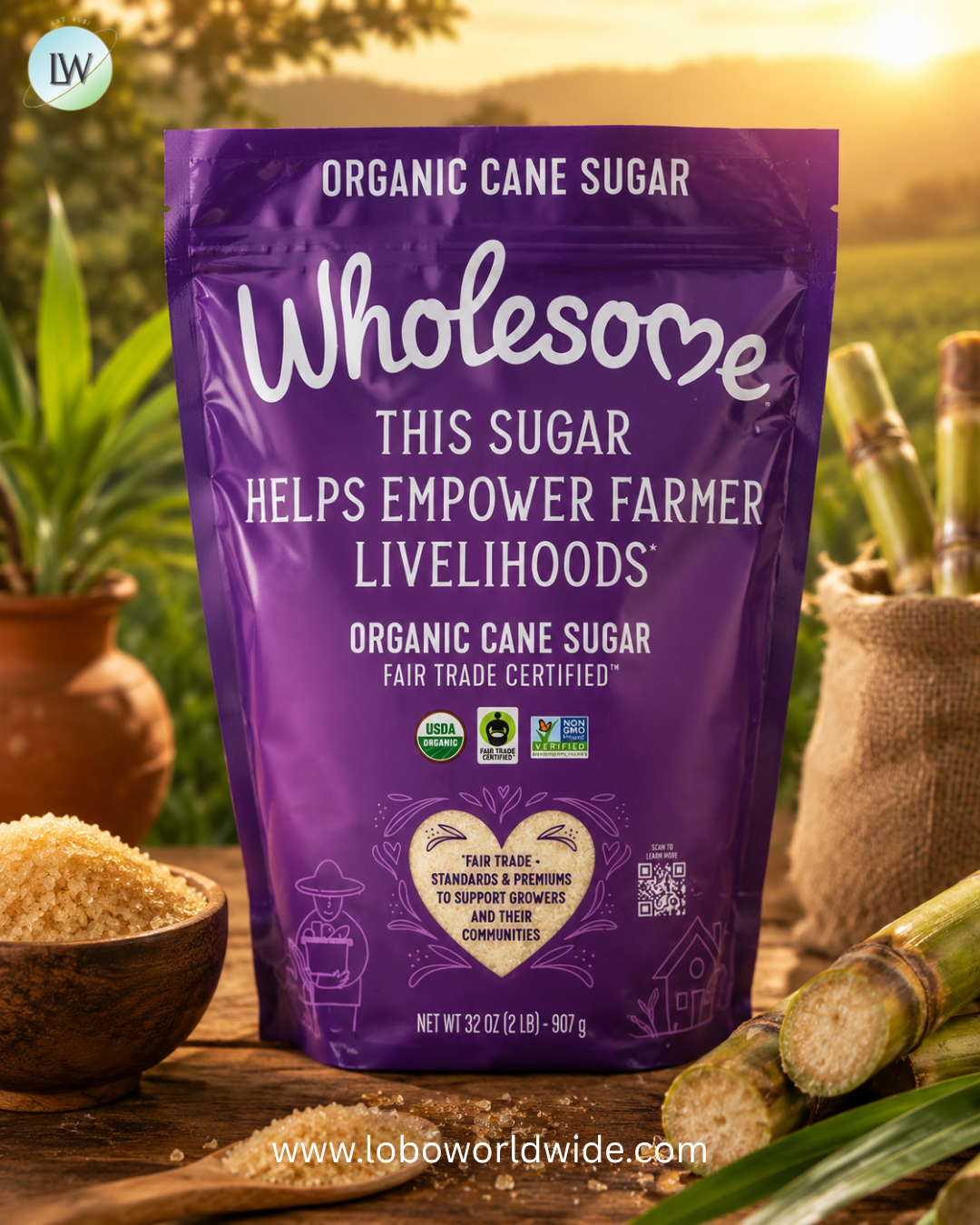 Wholesome Sweeteners, Organic Cane Sugar