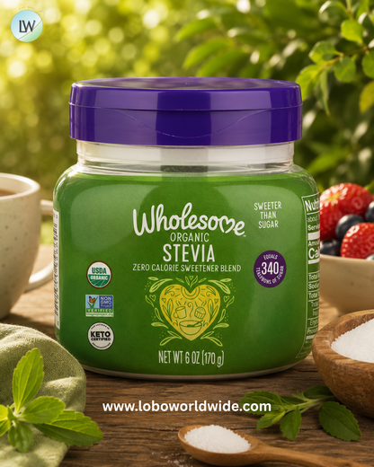 Wholesome Sweeteners, Organic Stevia, 6 oz (170 g)