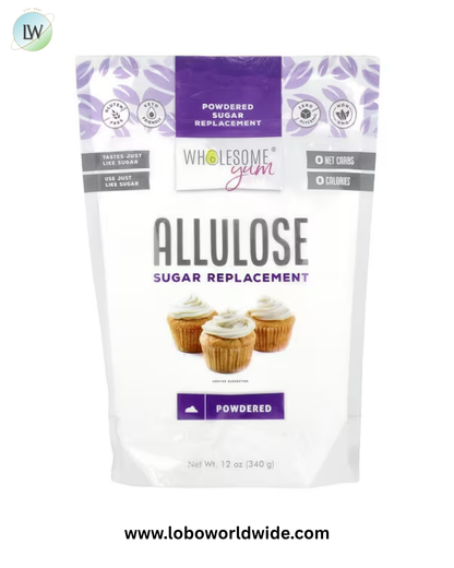 Wholesome Yum, Allulose Powdered Sugar Replacement, 12 oz (340 g)
