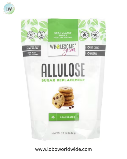 Wholesome Yum, Allulose Sugar Replacement, Granulated, 12 oz (340 g)