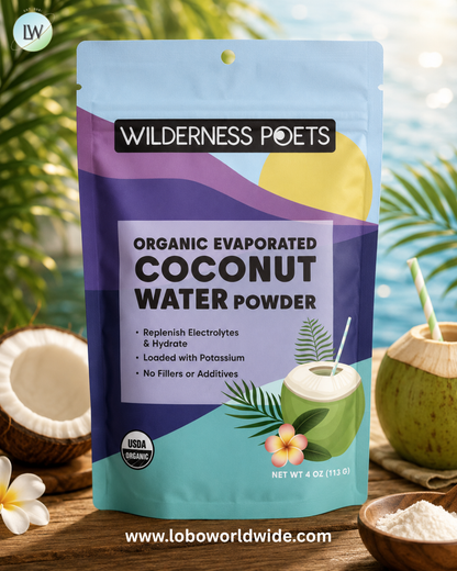 Wilderness Poets, Coconut Water Powder, 4 oz (113 g)
