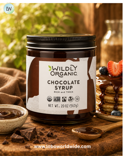 Wildly Organic, Chocolate Syrup, 20 oz (567 g)