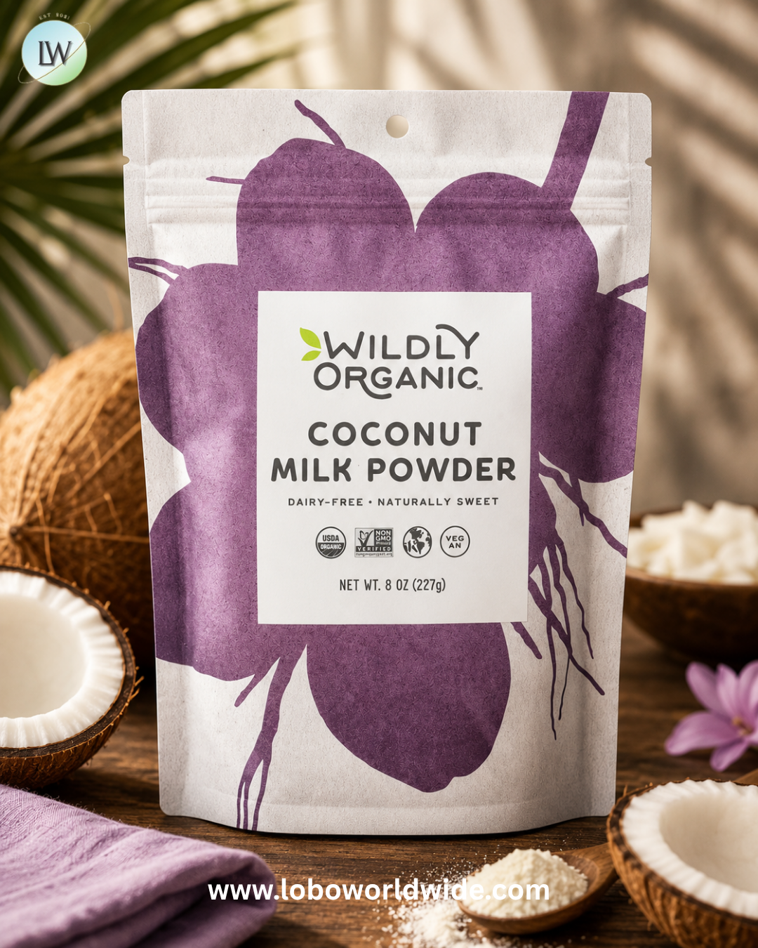 Wildly Organic, Coconut Milk Powder, 8 oz (227 g)