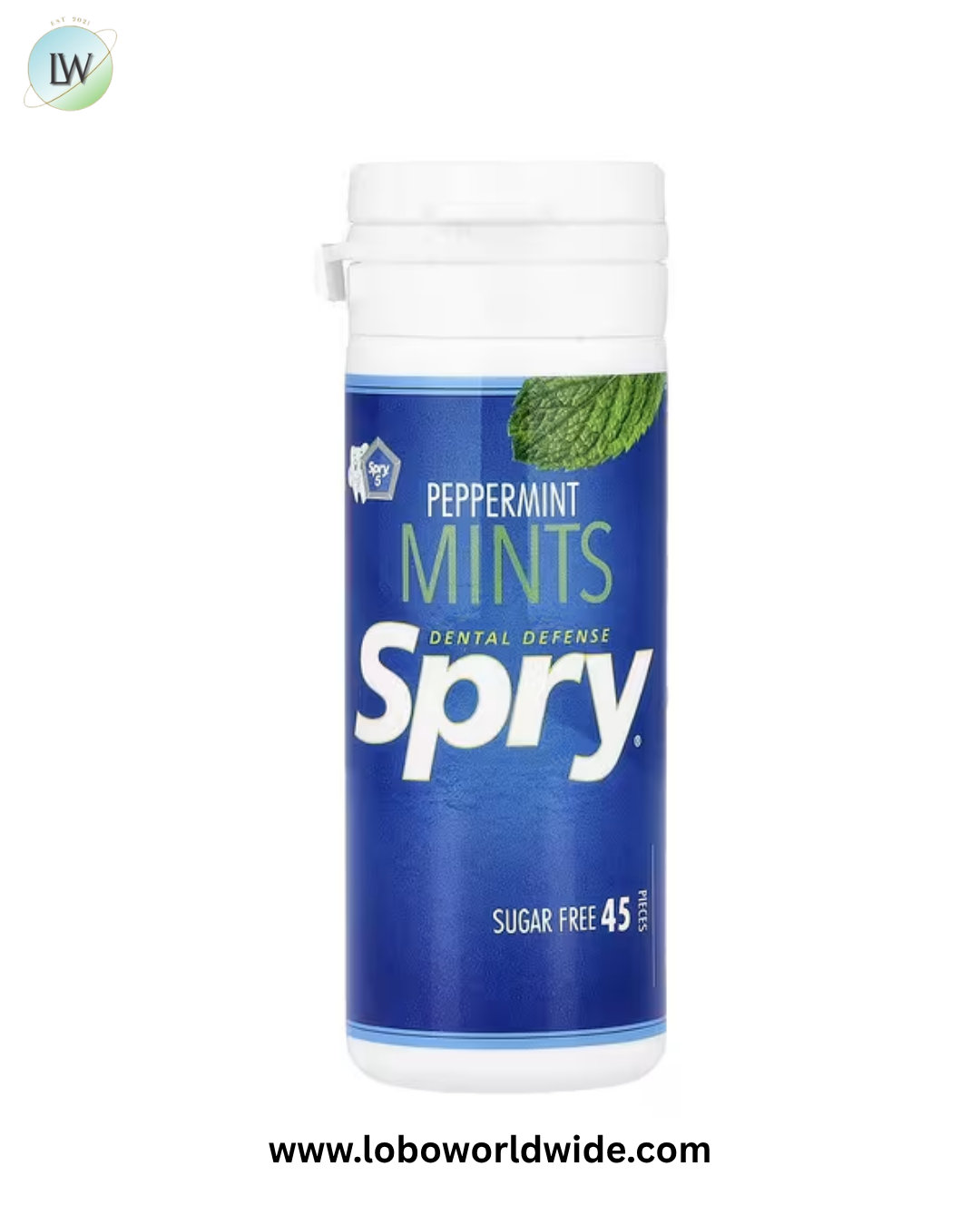 Xlear, Dental Defense Spry® Mints, Peppermint, 45 Pieces