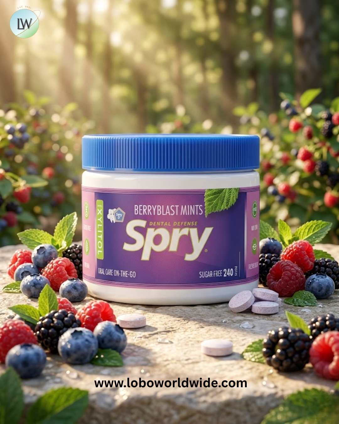 Xlear, Spry®, Mints, 240 Pieces, (144 g)