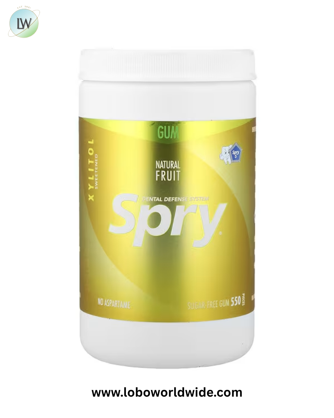 Xlear, Spry®, Chewing Gum, 550 Pieces