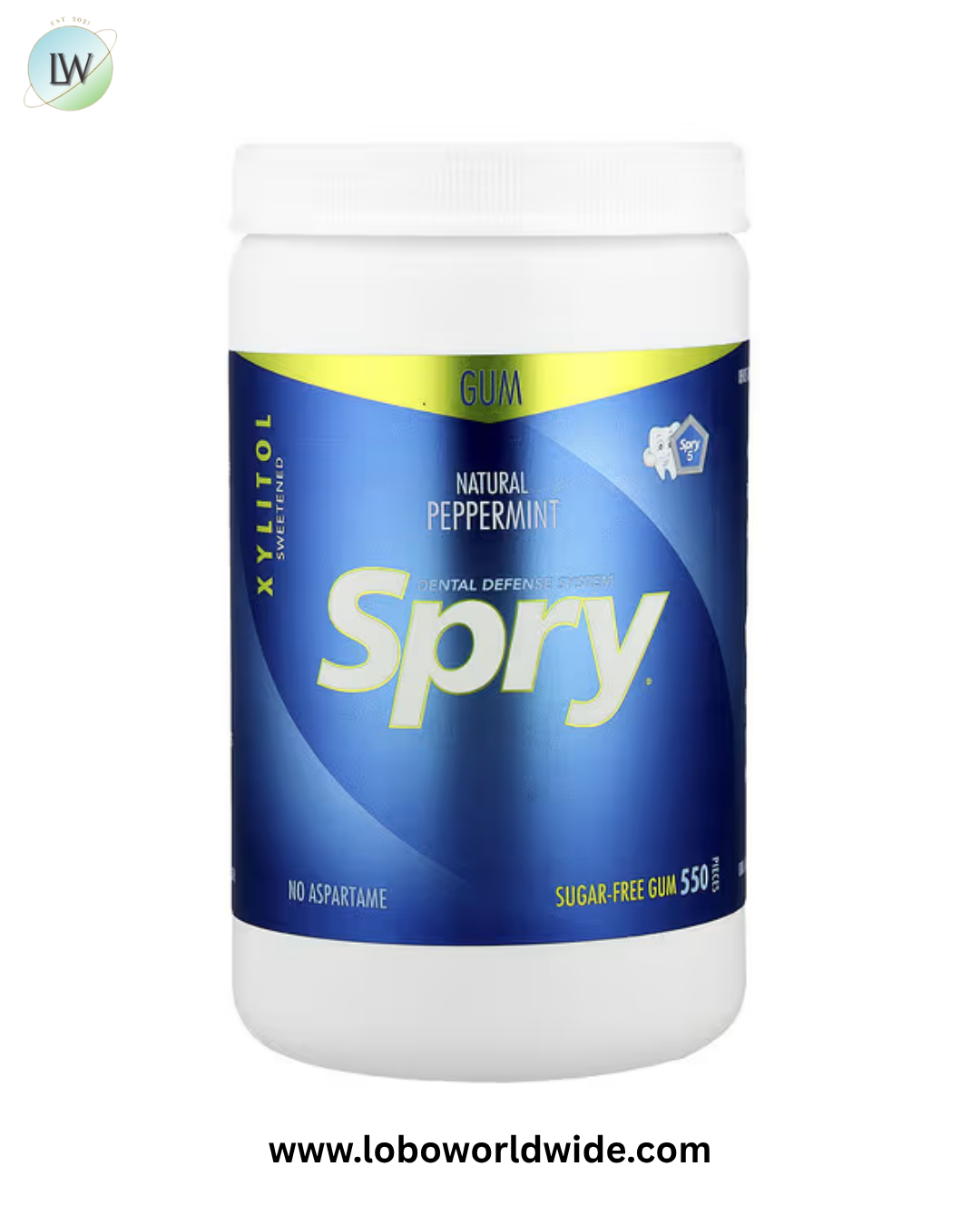 Xlear, Spry®, Chewing Gum, 550 Pieces