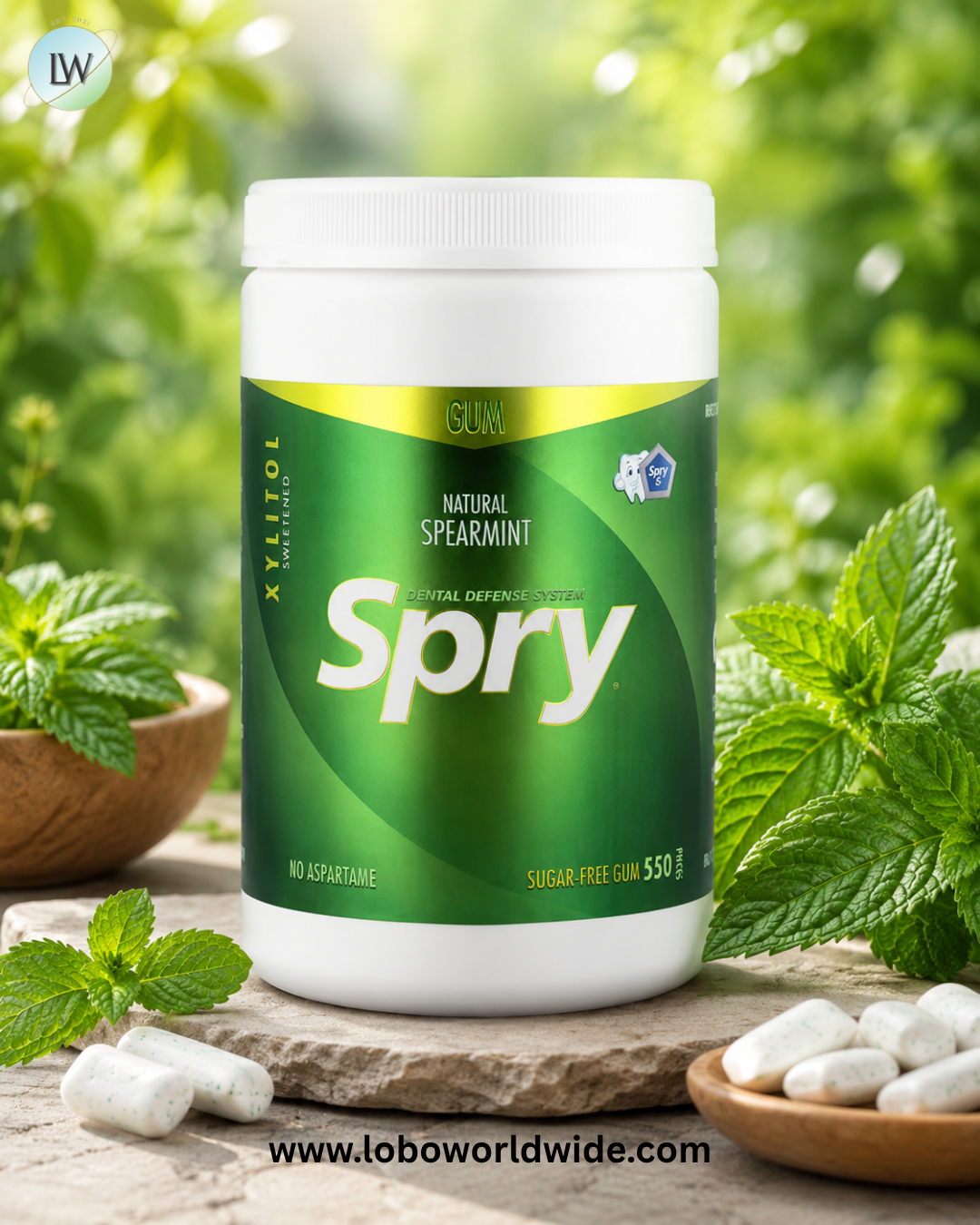 Xlear, Spry®, Chewing Gum, 550 Pieces