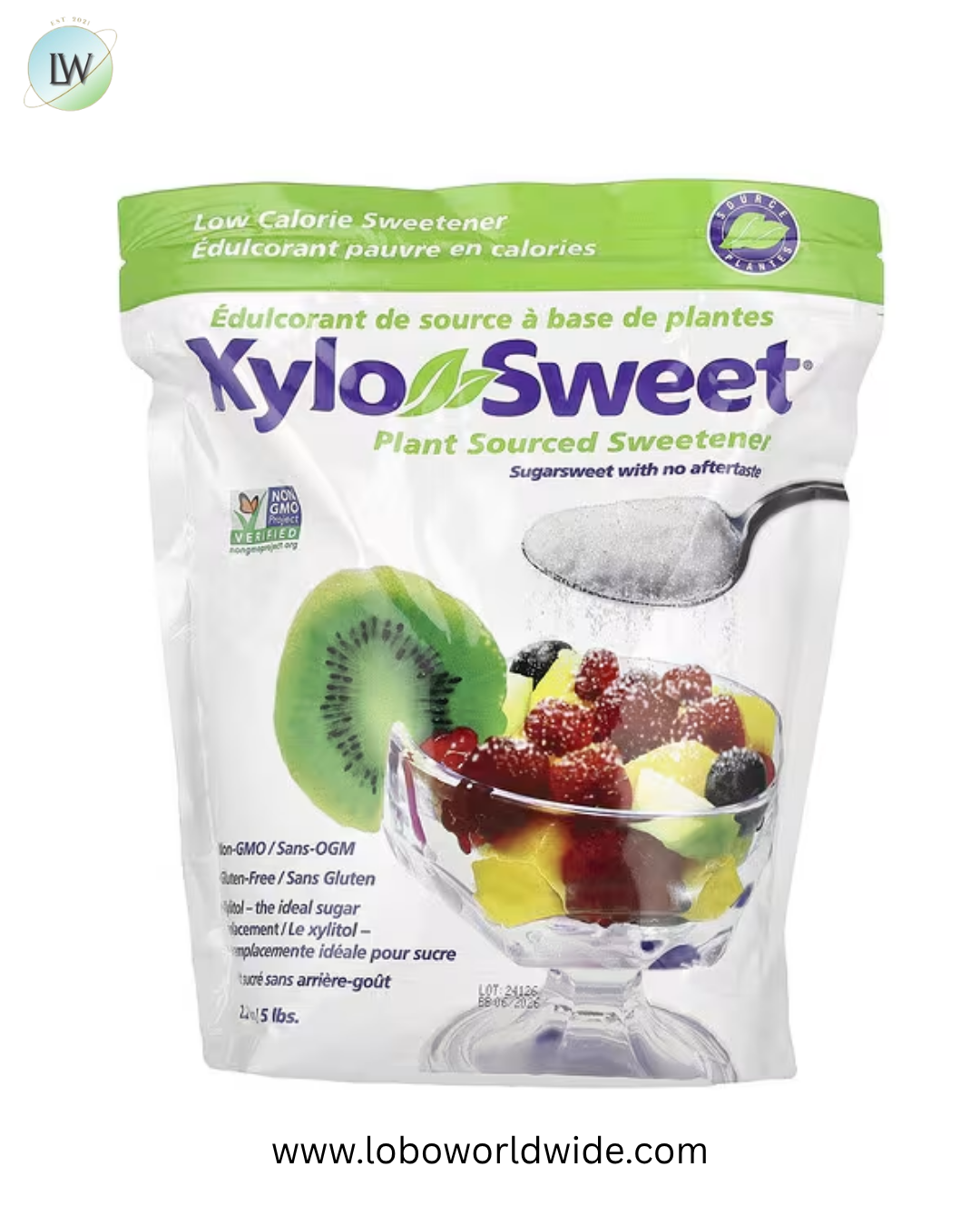 Xlear, XyloSweet®, Plant Sourced Sweetener, 5 lbs (2.27 kg)