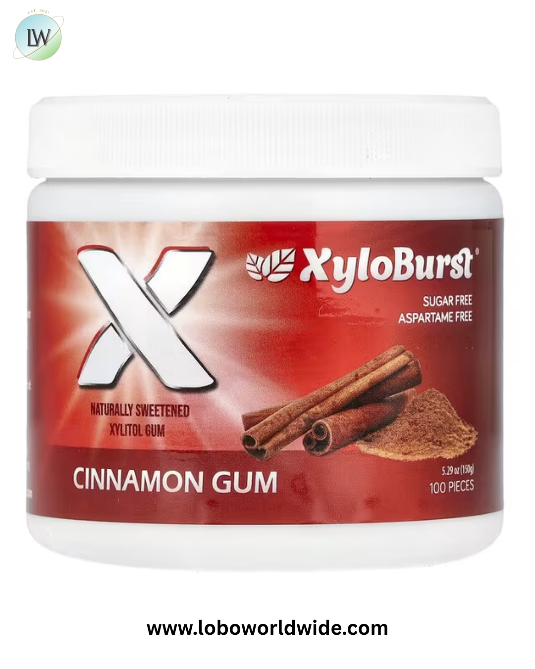 Xyloburst, Xylitol Gum, 100 Pieces, 5.29 oz (150 g)