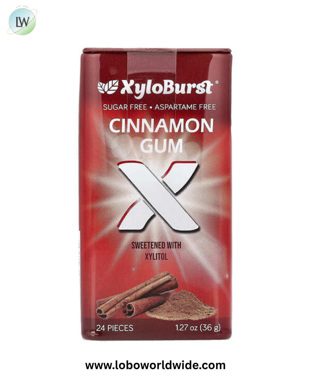 Xyloburst, Xylitol Gum, 24 Pieces, 1.27 oz (36 g)
