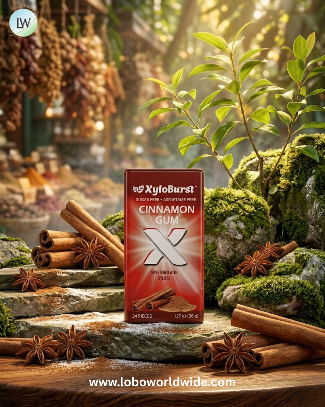 Xyloburst, Xylitol Gum, 24 Pieces, 1.27 oz (36 g)