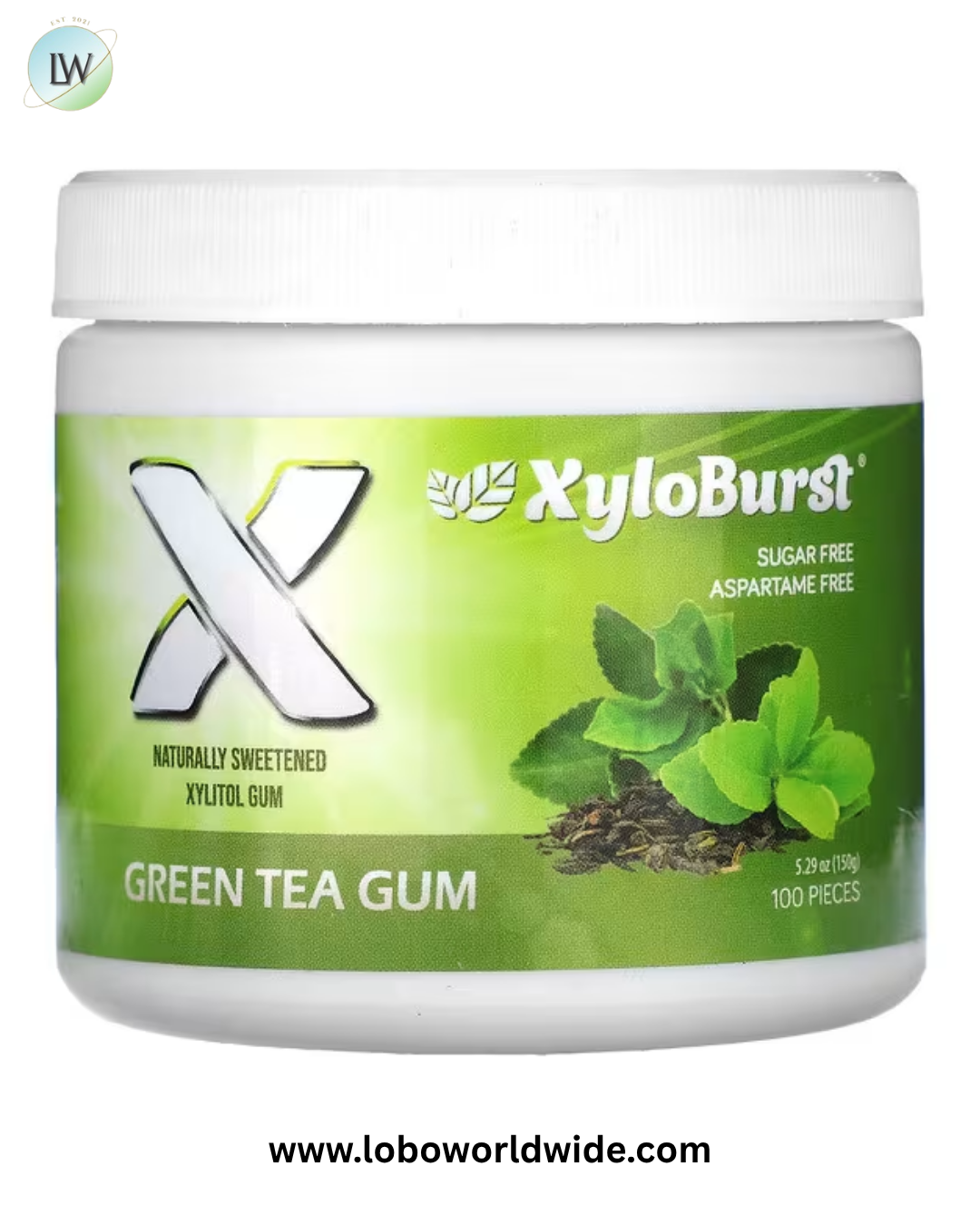 Xyloburst, Xylitol Gum, 100 Pieces, 5.29 oz (150 g)