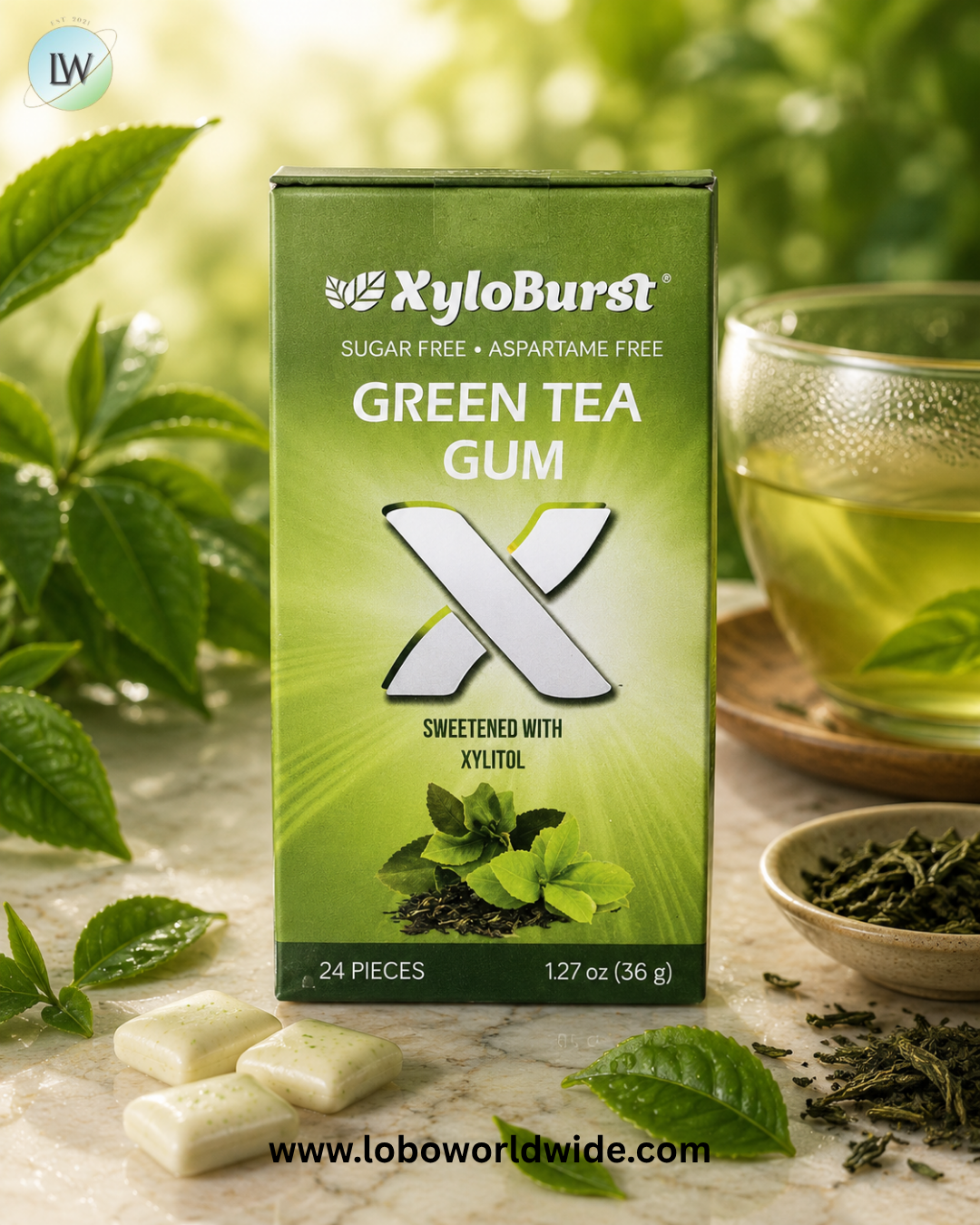 Xyloburst, Xylitol Gum, 24 Pieces, 1.27 oz (36 g)