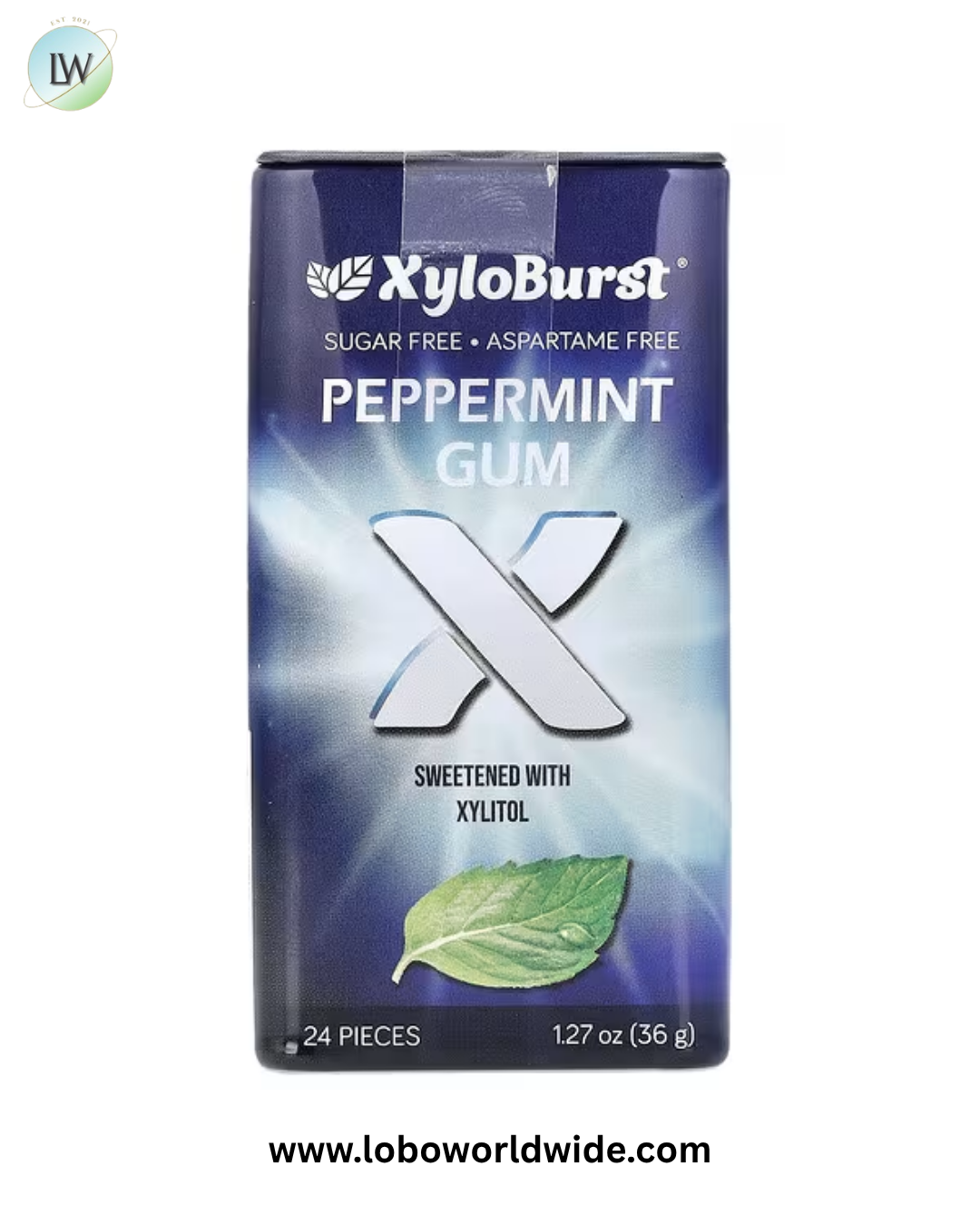 Xyloburst, Xylitol Gum, 24 Pieces, 1.27 oz (36 g)
