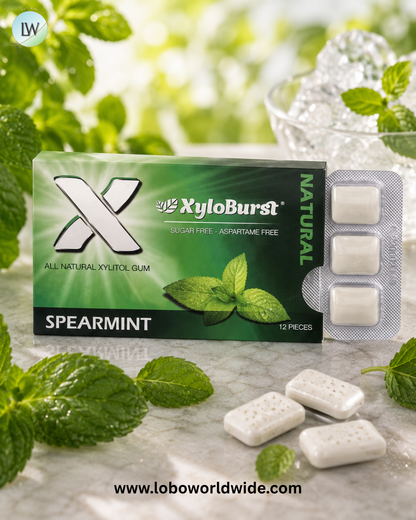 Xyloburst, Xylitol Gum, 12 Pieces