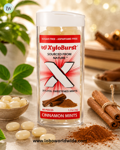 Xyloburst, Xylitol Sweetened Mints, 60 Pieces