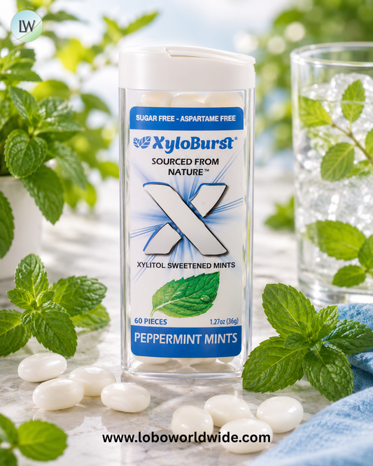 Xyloburst, Xylitol Sweetened Mints, 60 Pieces