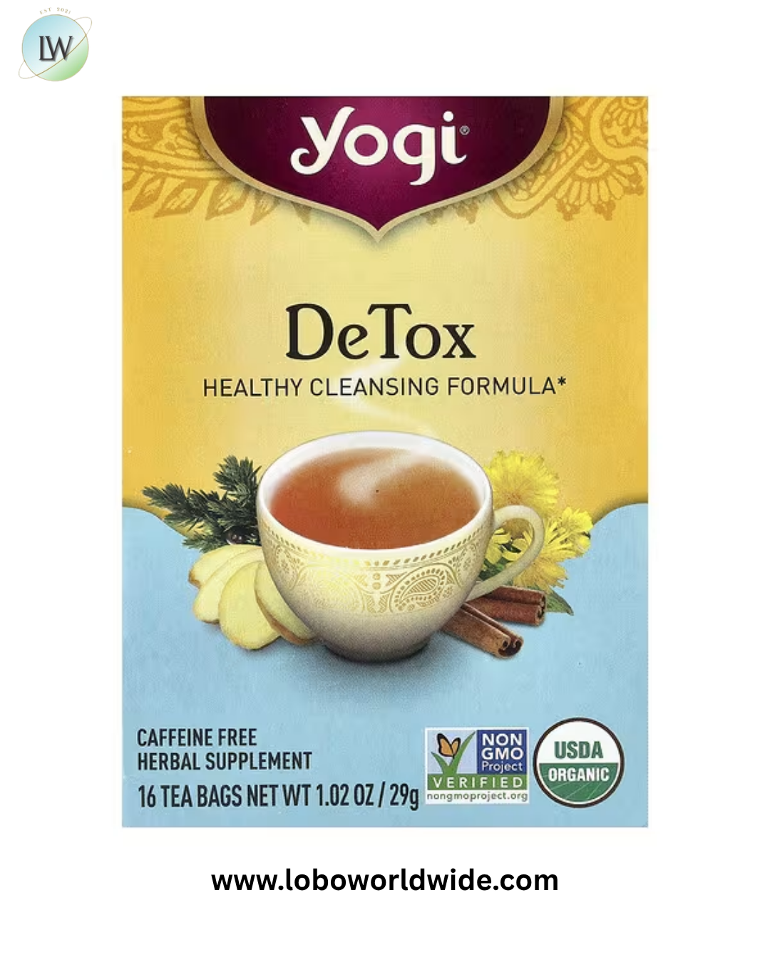 Yogi Tea, Caffeine Free, 16 Tea Bags 1.02 oz (29 g)