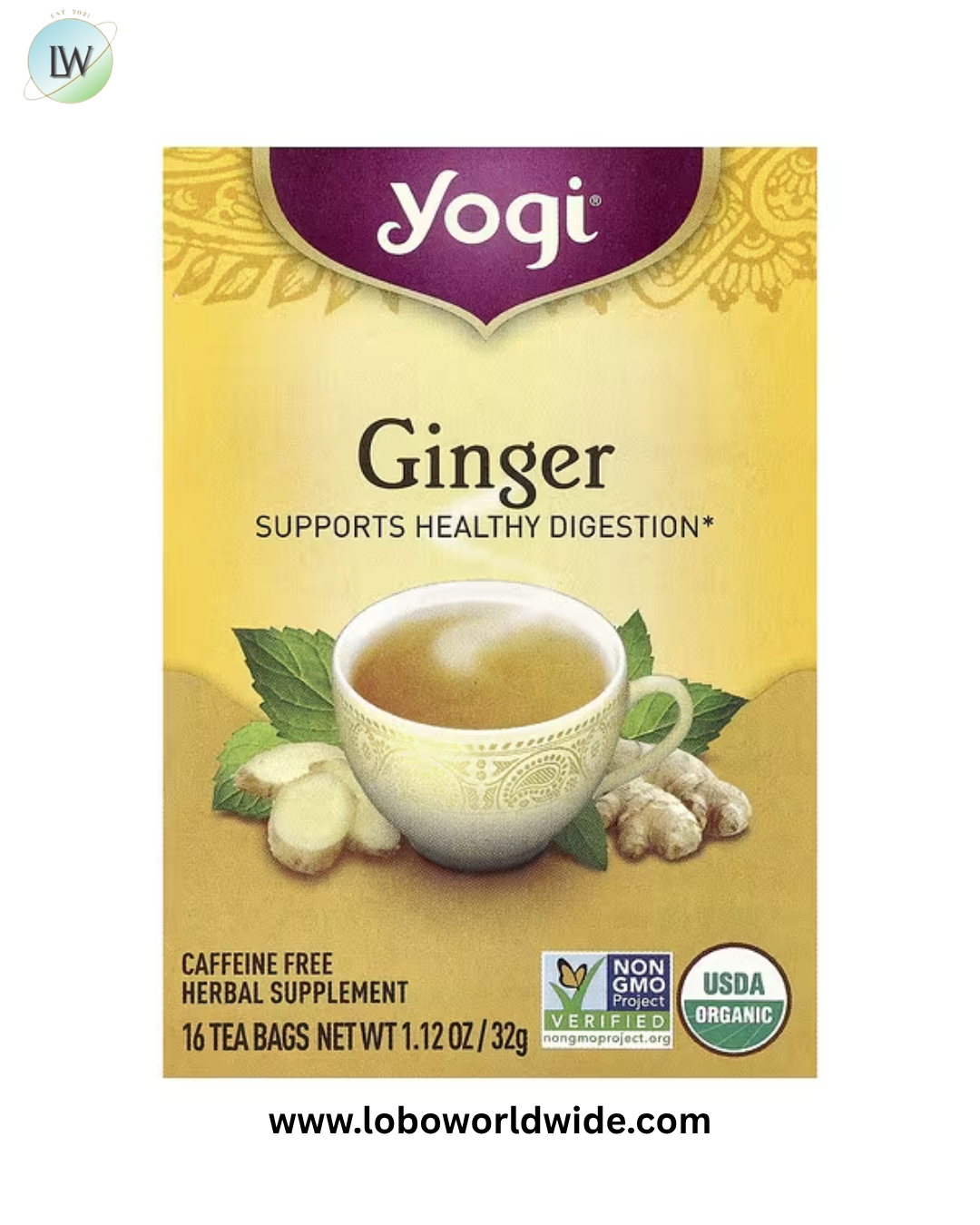 Yogi Tea, Caffeine Free, 16 Tea Bags, 1.12 oz (32 g)