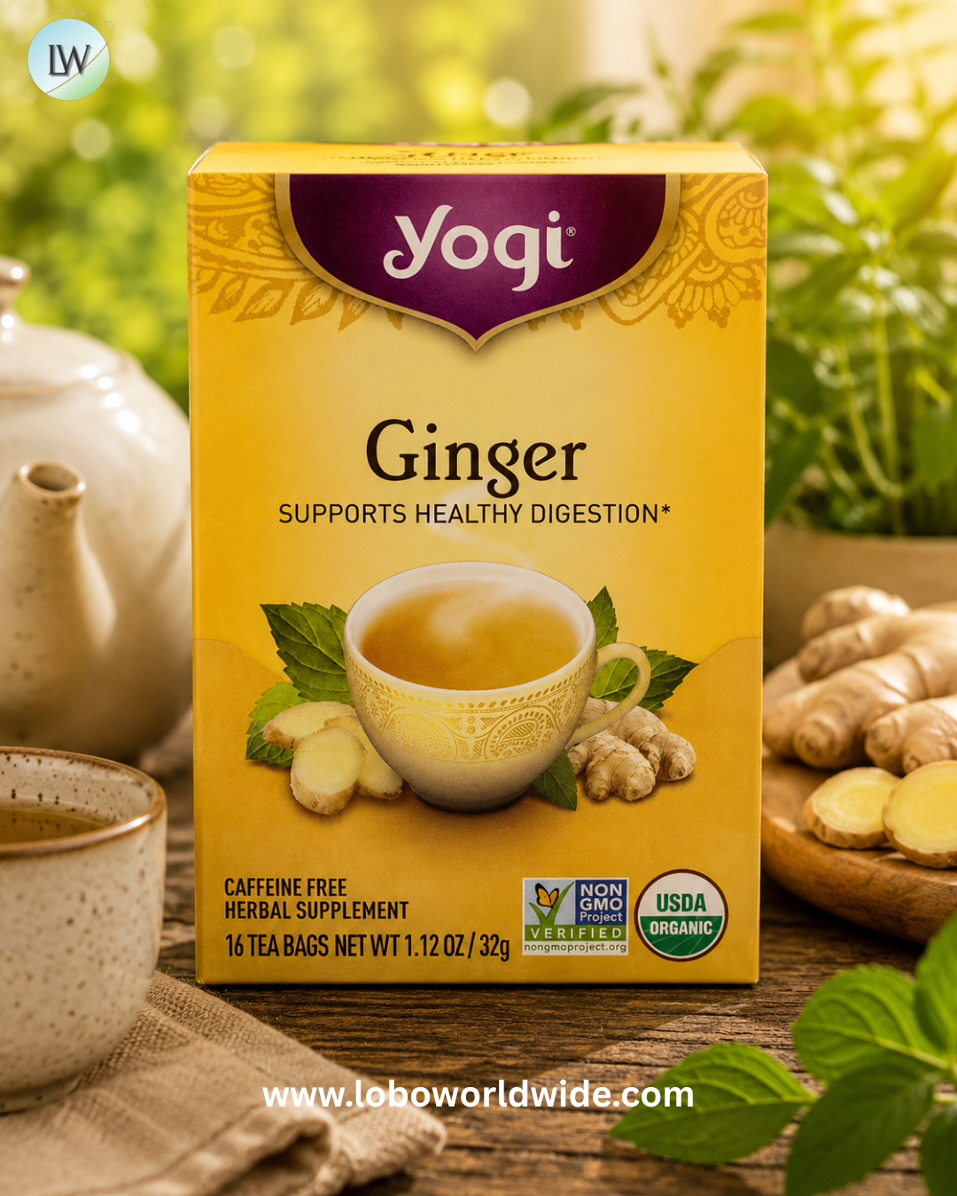 Yogi Tea, Caffeine Free, 16 Tea Bags, 1.12 oz (32 g)