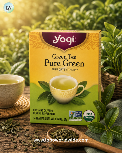 Yogi Tea, Green Tea Pure Green, 1.09 oz (31 g)