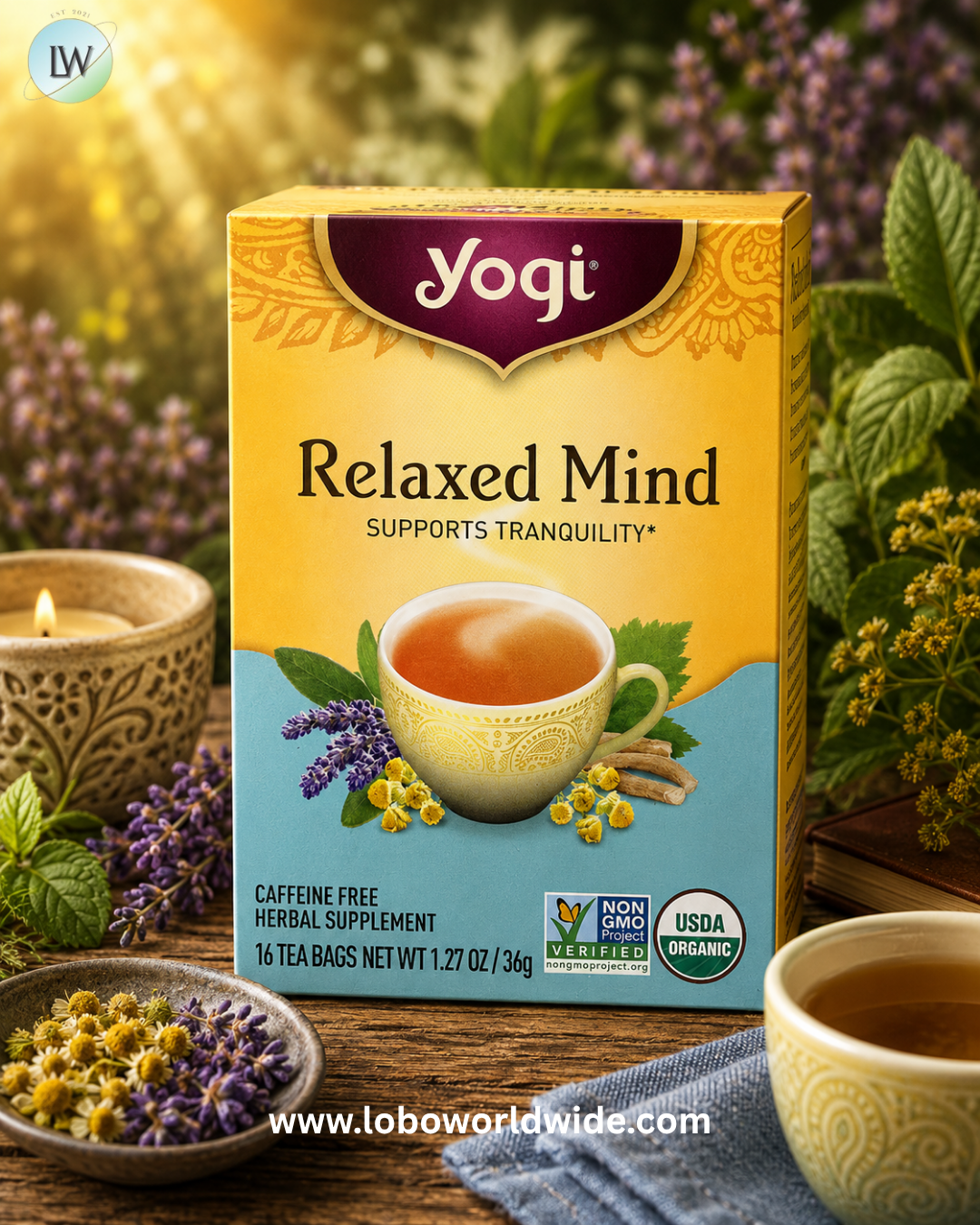 Yogi Tea, Caffeine Free, 16 Tea Bags, 1.27 oz (36 g)