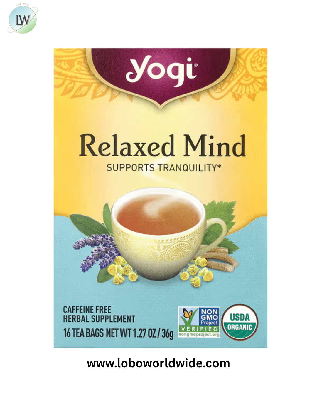 Yogi Tea, Caffeine Free, 16 Tea Bags, 1.27 oz (36 g)