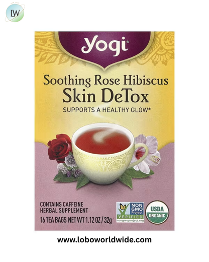 Yogi Tea, DeTox Roasted Dandelion Spice Caffeine Free, 16 Tea Bags, 0.85 oz (24 g)