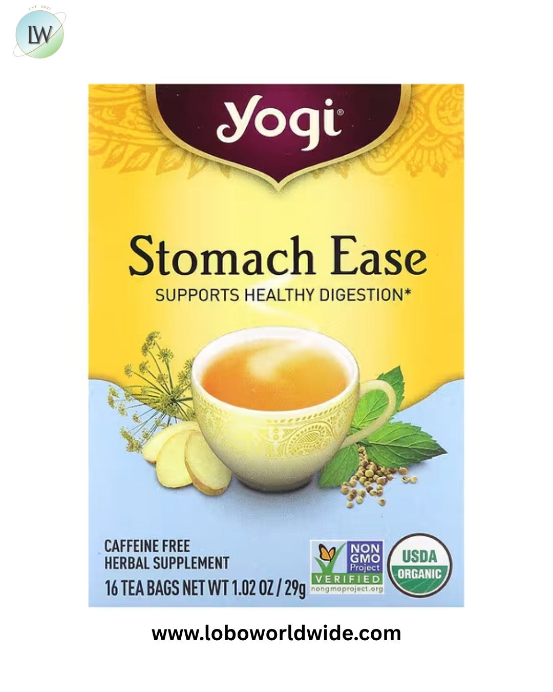 Yogi Tea, Caffeine Free, 16 Tea Bags 1.02 oz (29 g)
