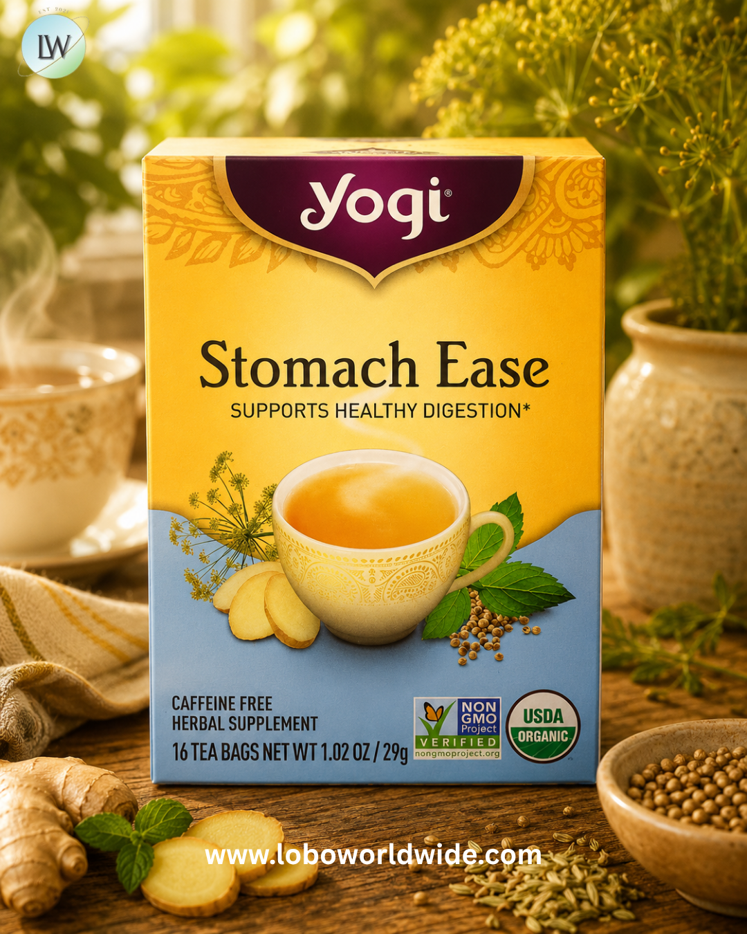Yogi Tea, Caffeine Free, 16 Tea Bags 1.02 oz (29 g)