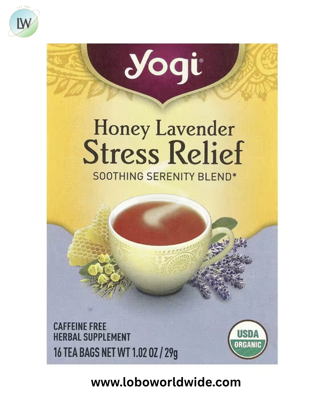 Yogi Tea, stress relief Caffeine Free, 16 Tea Bags