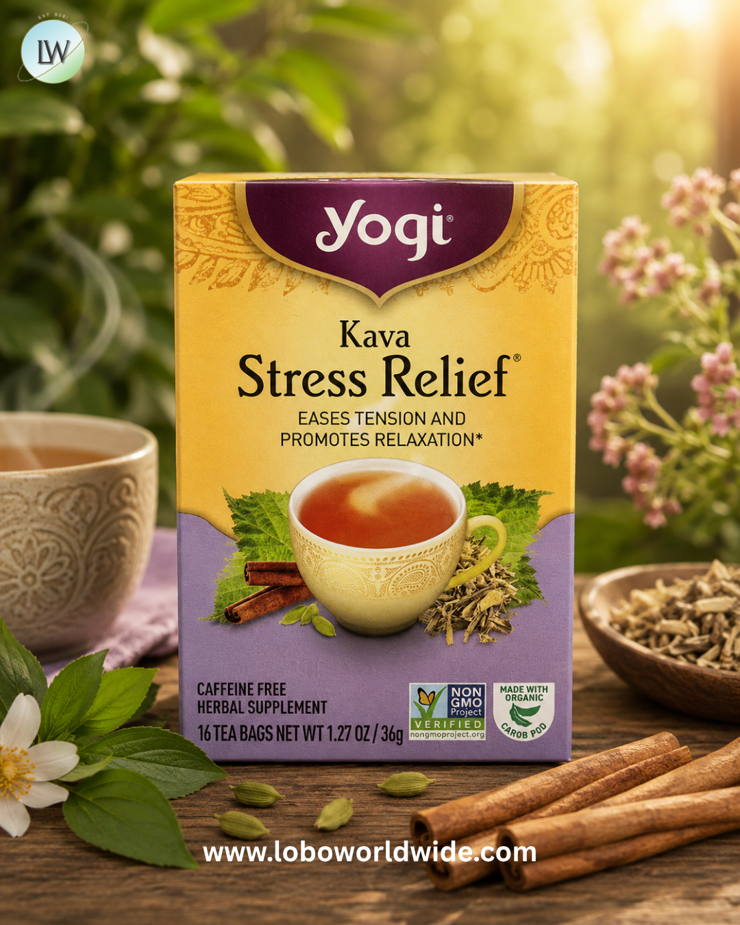 Yogi Tea, stress relief Caffeine Free, 16 Tea Bags