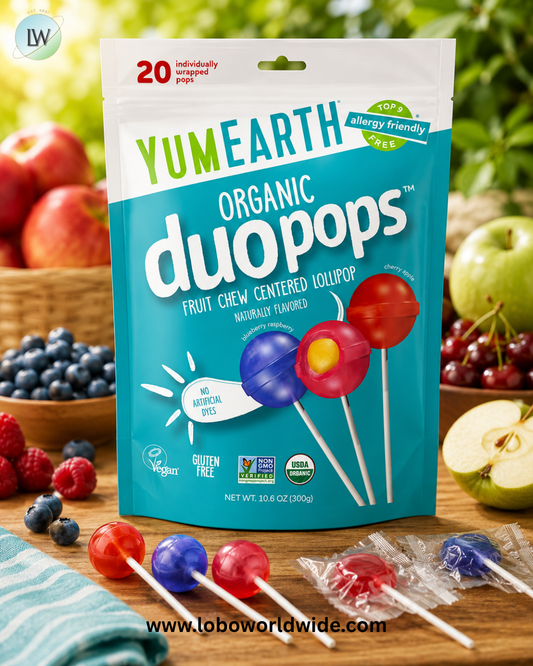 YumEarth, Organic Duopops™, Variety, 20 Pops,10.6 oz (300 g)